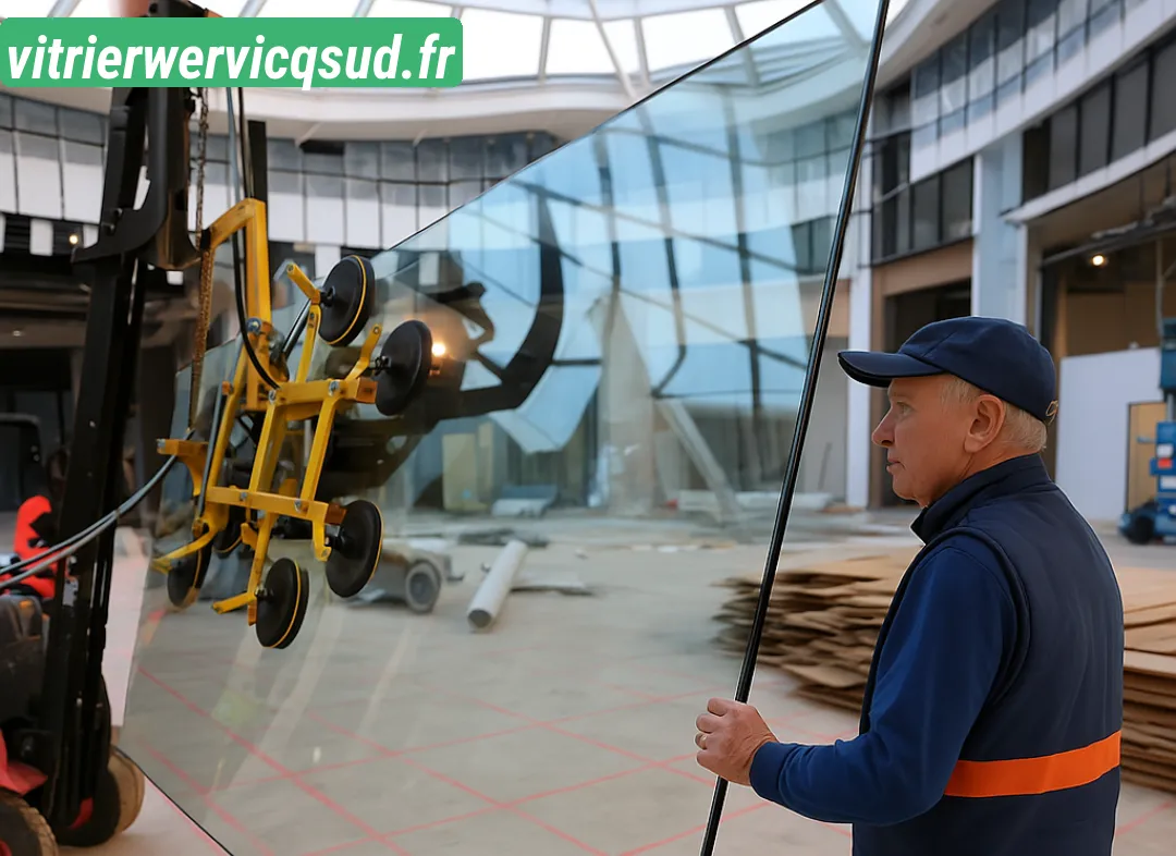 Remplacement de vitrine magasin Wervicq-Sud